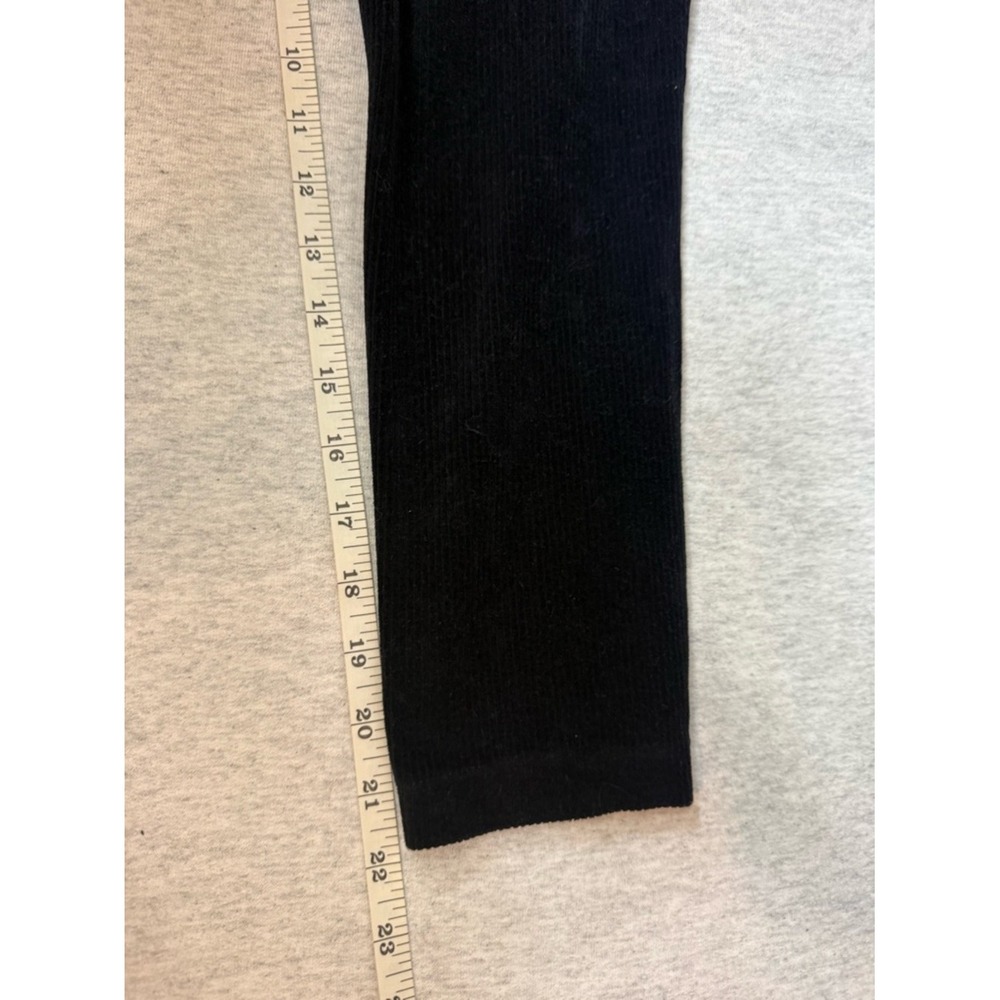 Vince Wool Blend Ribbed Corduroy Capri Leggings‎ – Black, Size Small 🖤✨ - Picture 6 of 6